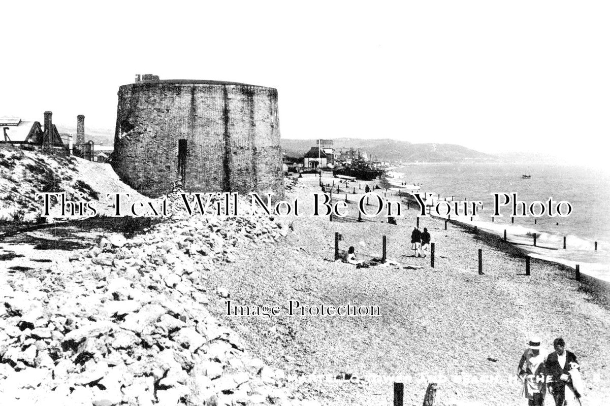 KE 1924 - Hythe Beach & Martello Tower, Kent