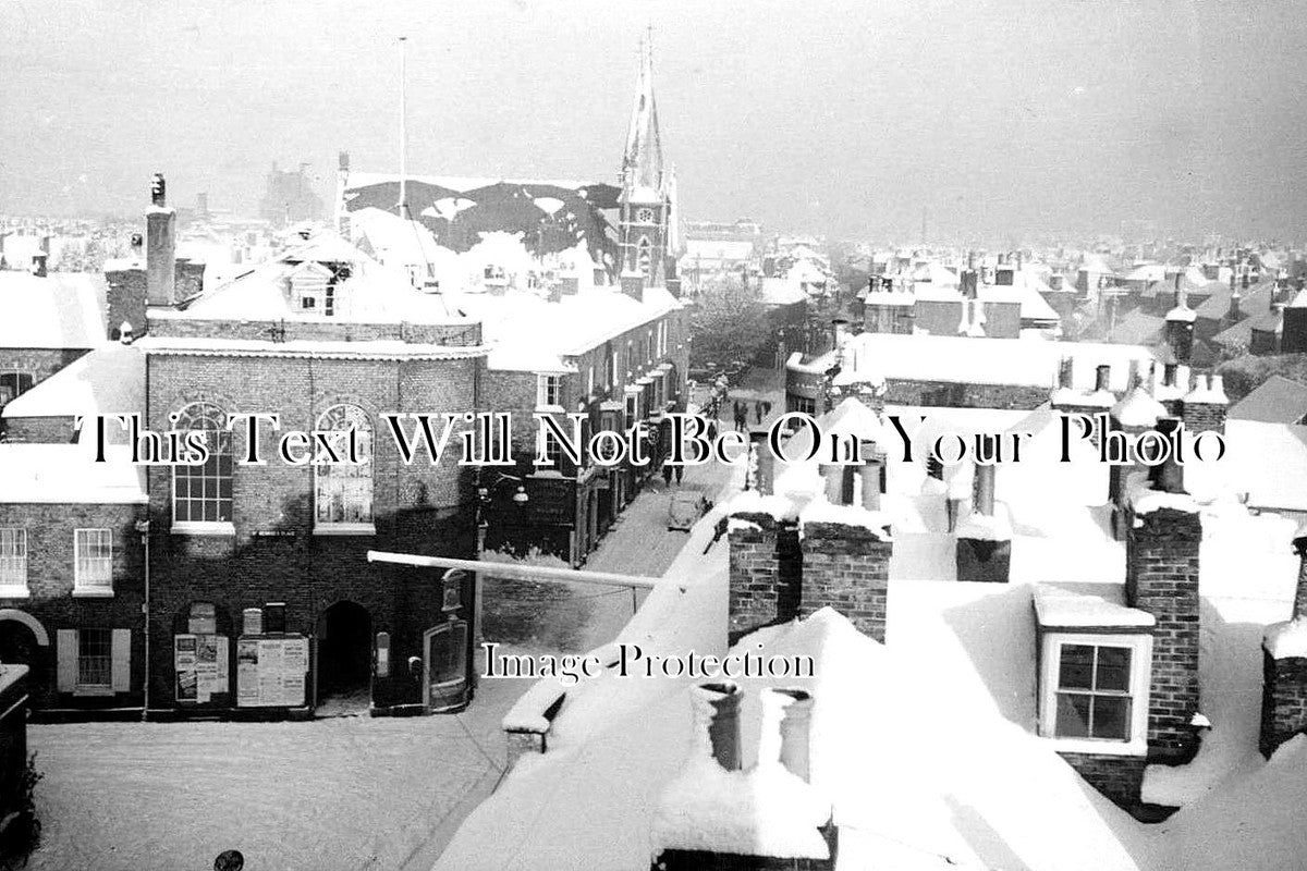 KE 1940 - The Roof Tops Of Deal In The Snow, Kent
