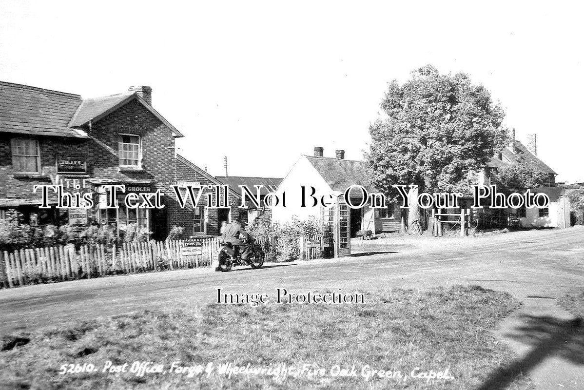 KE 2031 - Post Office, Forge & Wheelwright, Five Oak Green, Capel, Kent