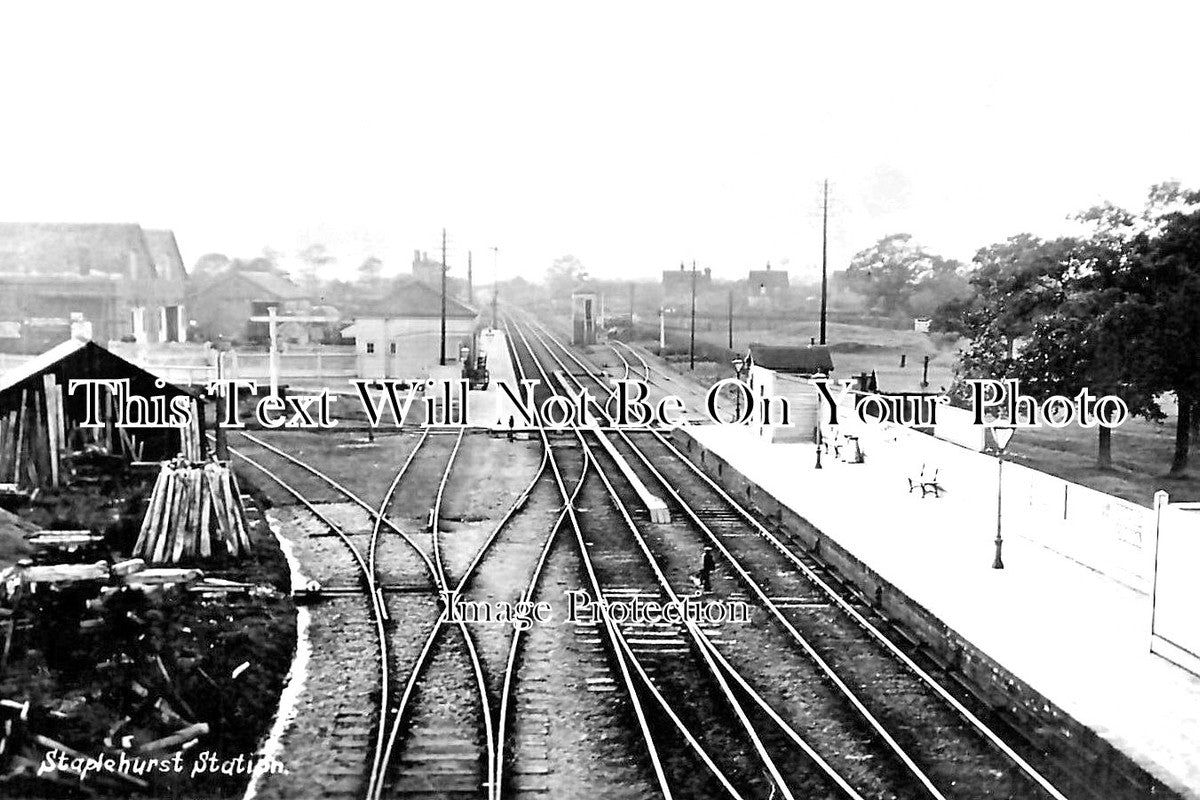KE 2166 - Staplehurst Railway Station, Kent c1908