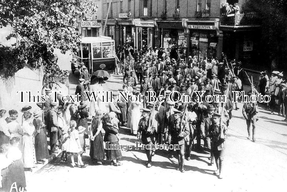 KE 2176 - Austrian Prisoners POW, Sandgate, Kent 1914