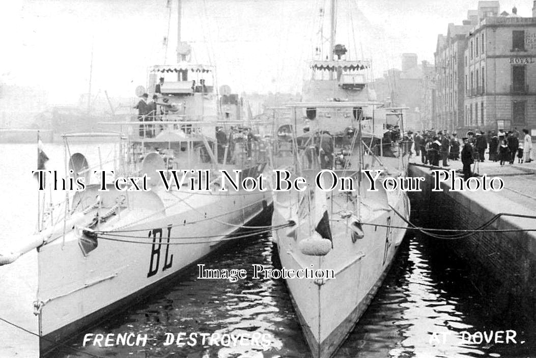 KE 2341 - French Destroyers At Dover, Kent