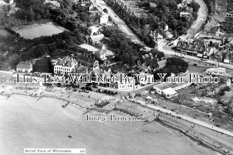 KE 2445 - Whitstable Aerial View, Kent