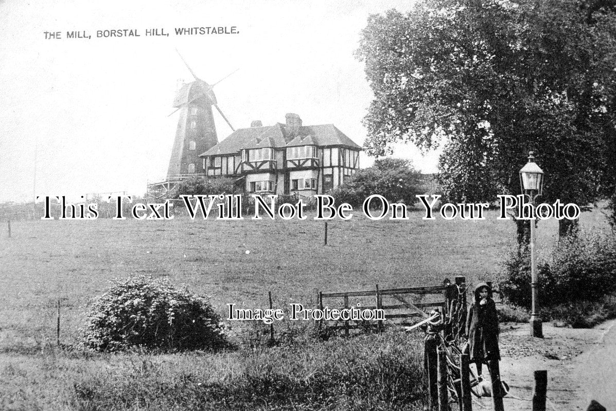 KE 2449 - The Mill, Borstal Hill, Whitstable, Kent c1914