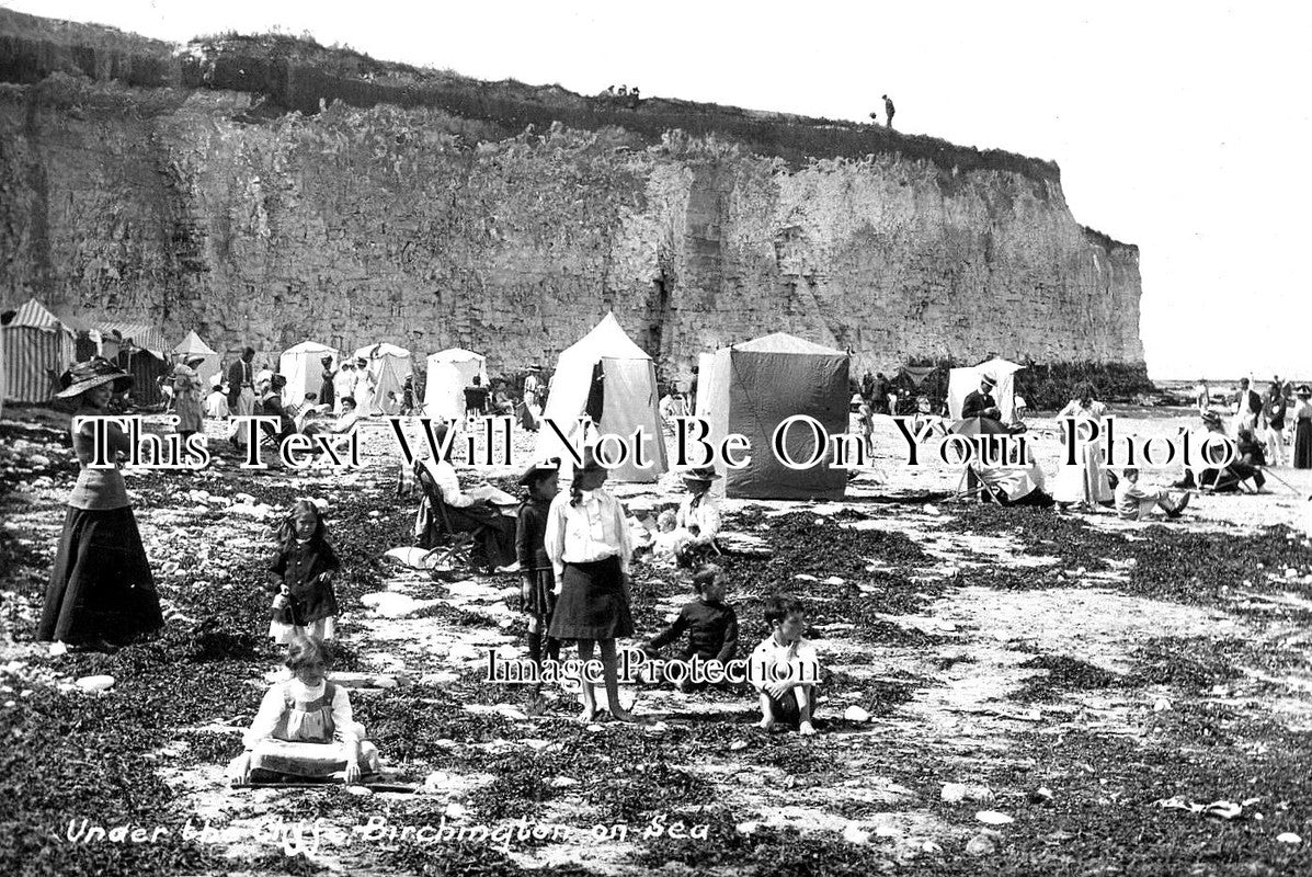 KE 2571 - Under The Cliffs, Birchington On Sea, Kent c1921