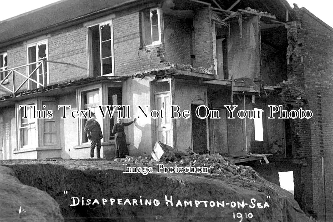 KE 2586 - Hampton On Sea Erosion, Kent c1910