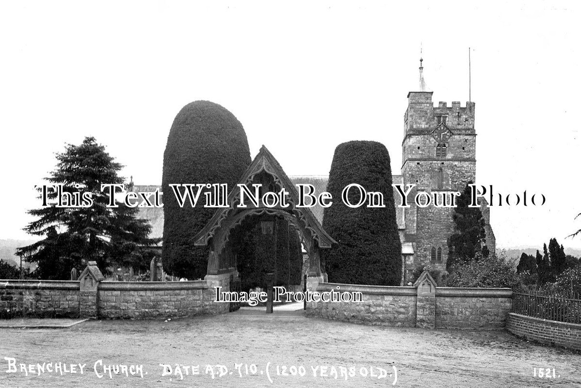 KE 2593 - Brenchley Church, Kent c1910