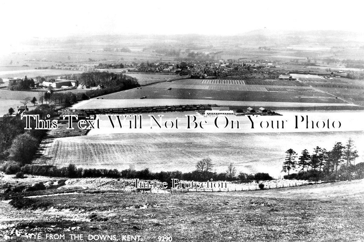 KE 2603 - View From The Downs Of Wye, Kent
