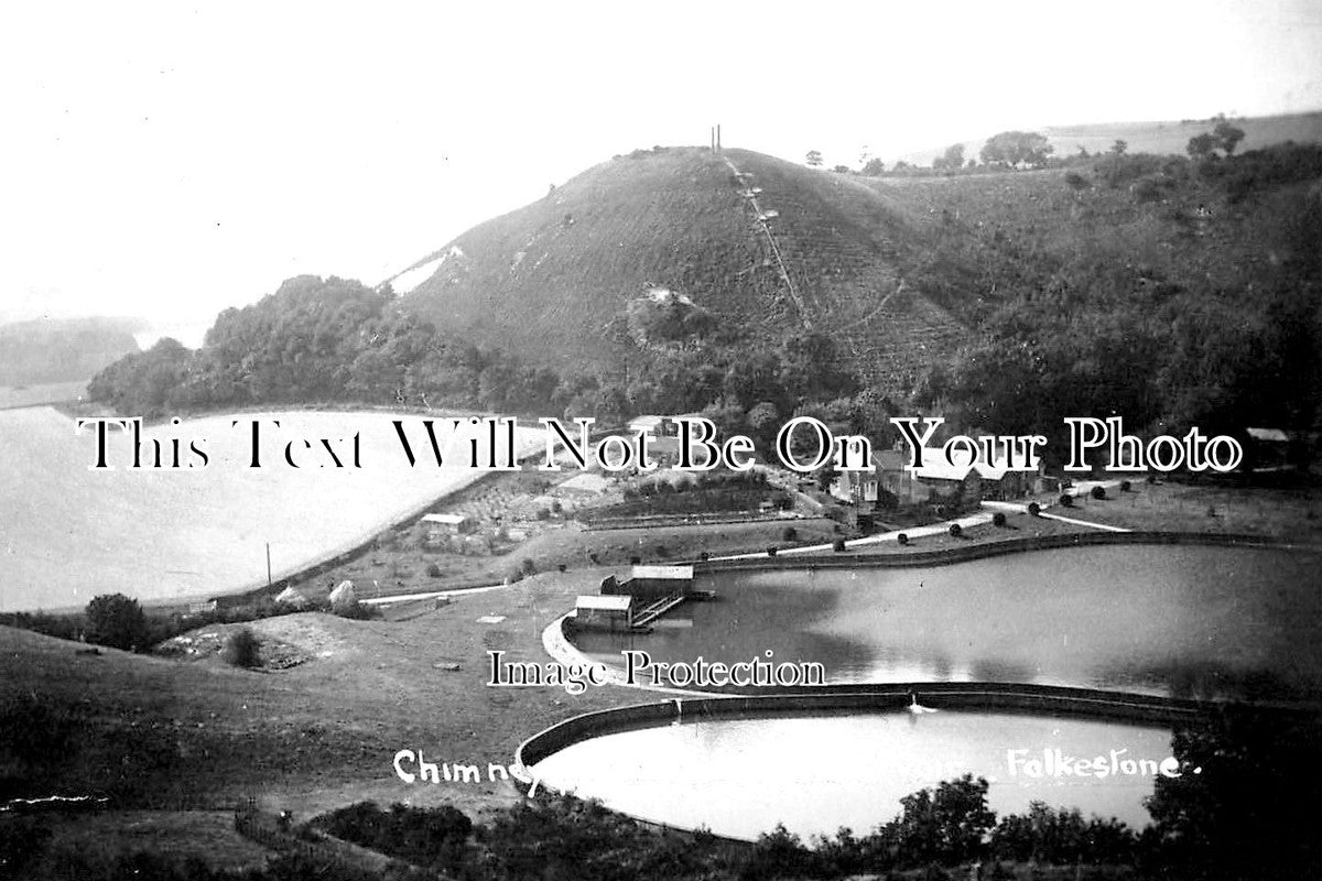 KE 2617 - Chimney Hall & Reservoir, Folkestone, Kent
