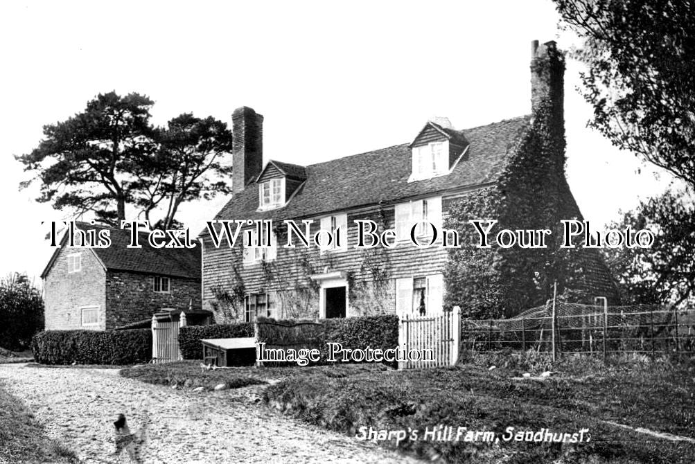 KE 2633 - Sharps Hill Farm, Sandhurst, Kent c1908
