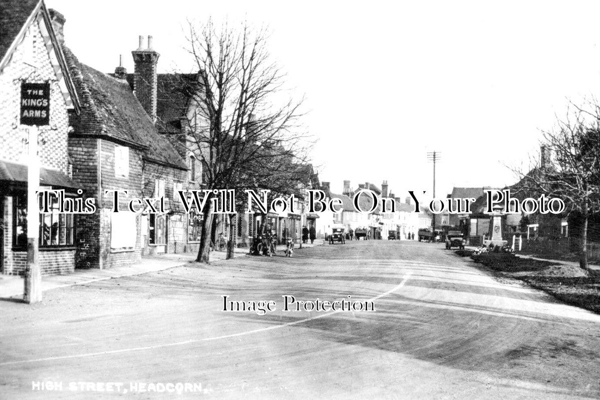 KE 2829 - High Street, Headcorn, Kent c1929