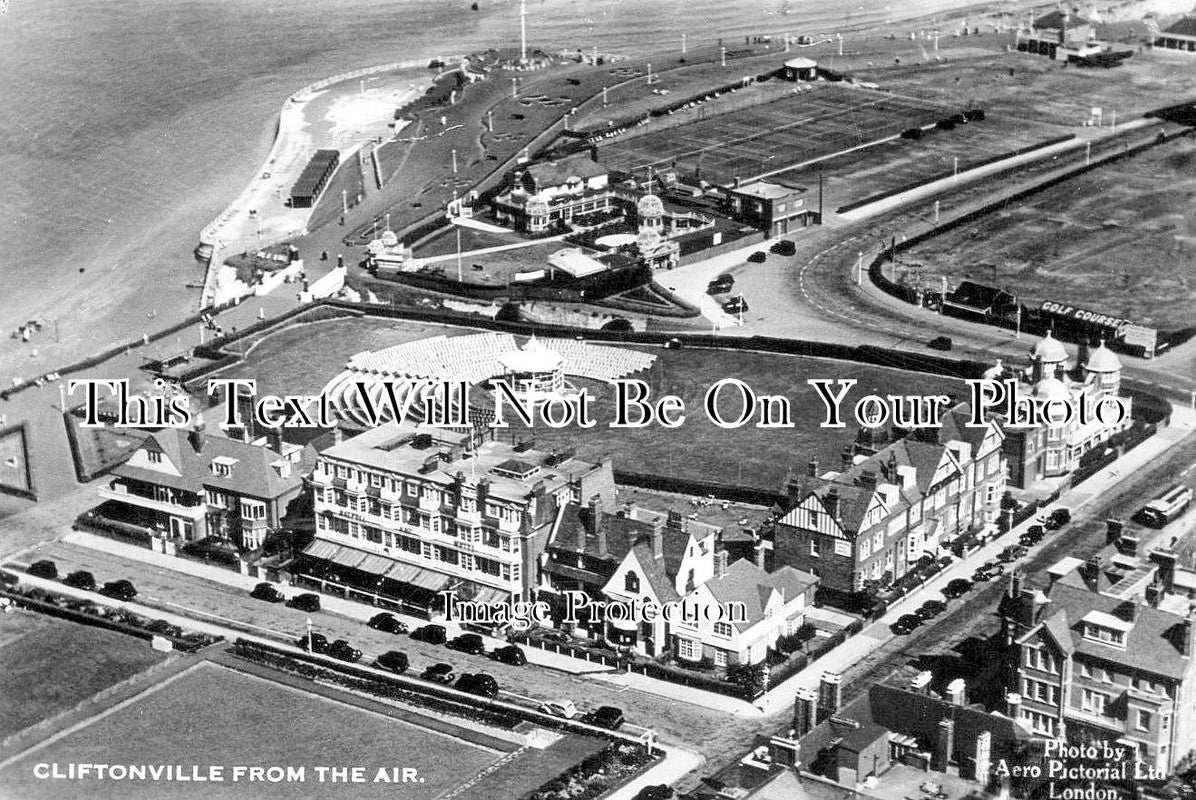KE 2894 - Aerial View Of Cliftonville, Kent c1948