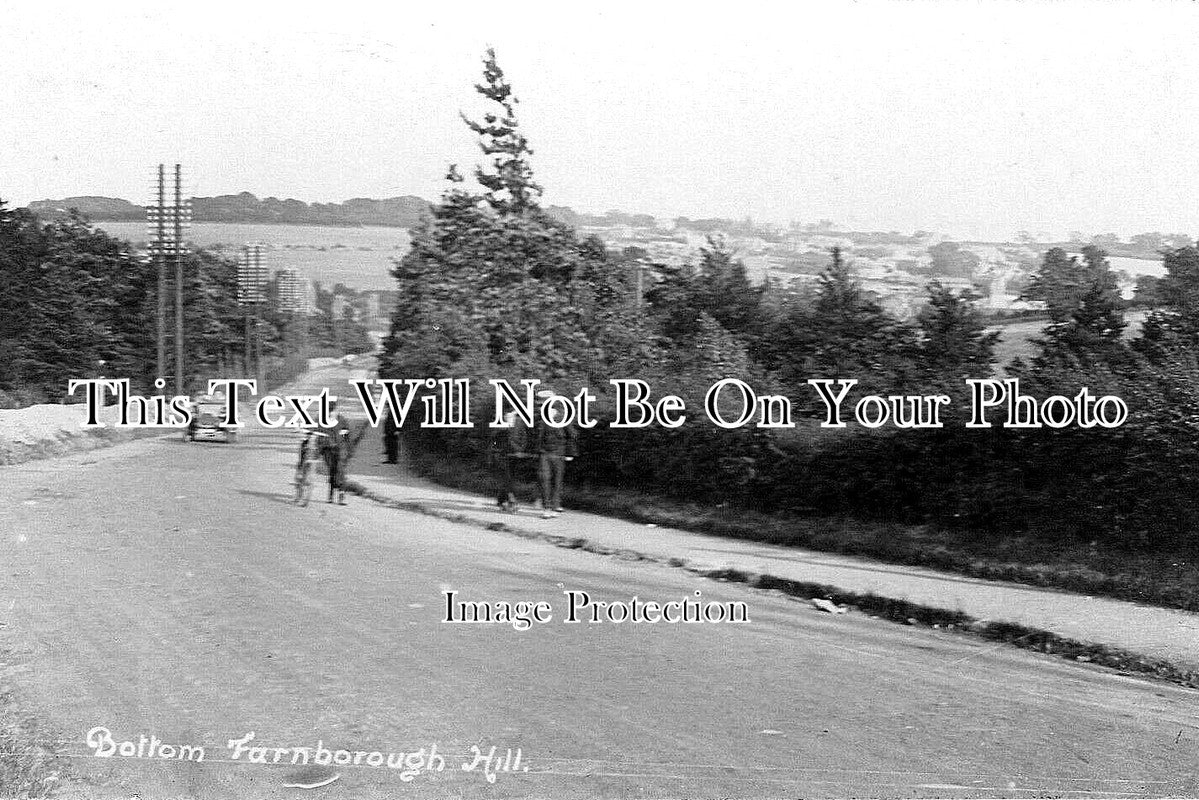 KE 2912 - Bottom Of Farnborough Hill, Kent c1913