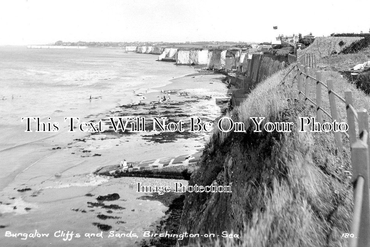 KE 2935 - Bungalow Cliffs & Sand, Birchington On Sea, Kent