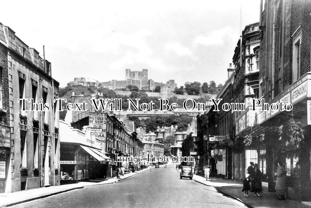 KE 3021 - Dover Castle From Castle Street, Kent c1951