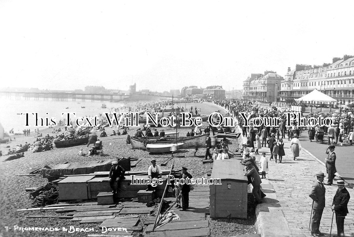 KE 3027 - Promenade & Beach, Dover, Kent
