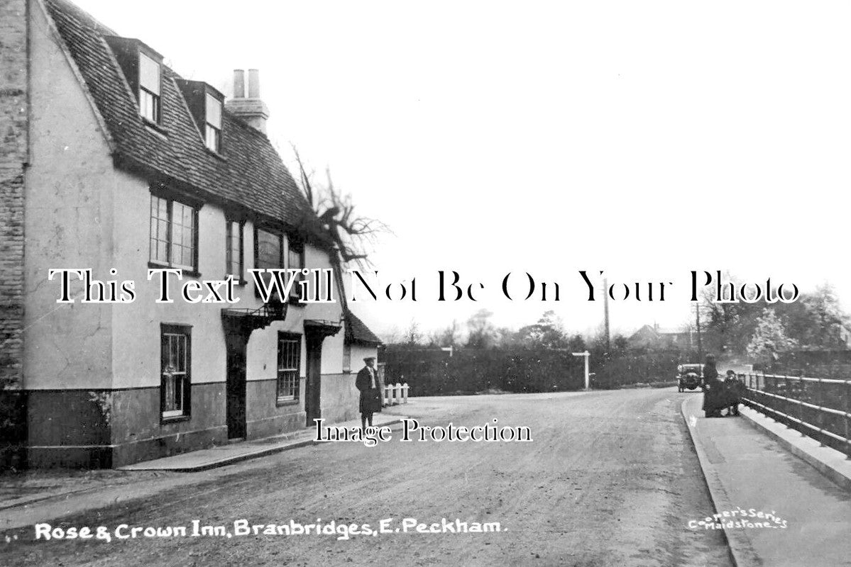 KE 3069 Rose & Crown, Branbridges, East Peckham, Kent c1910 JB Archive