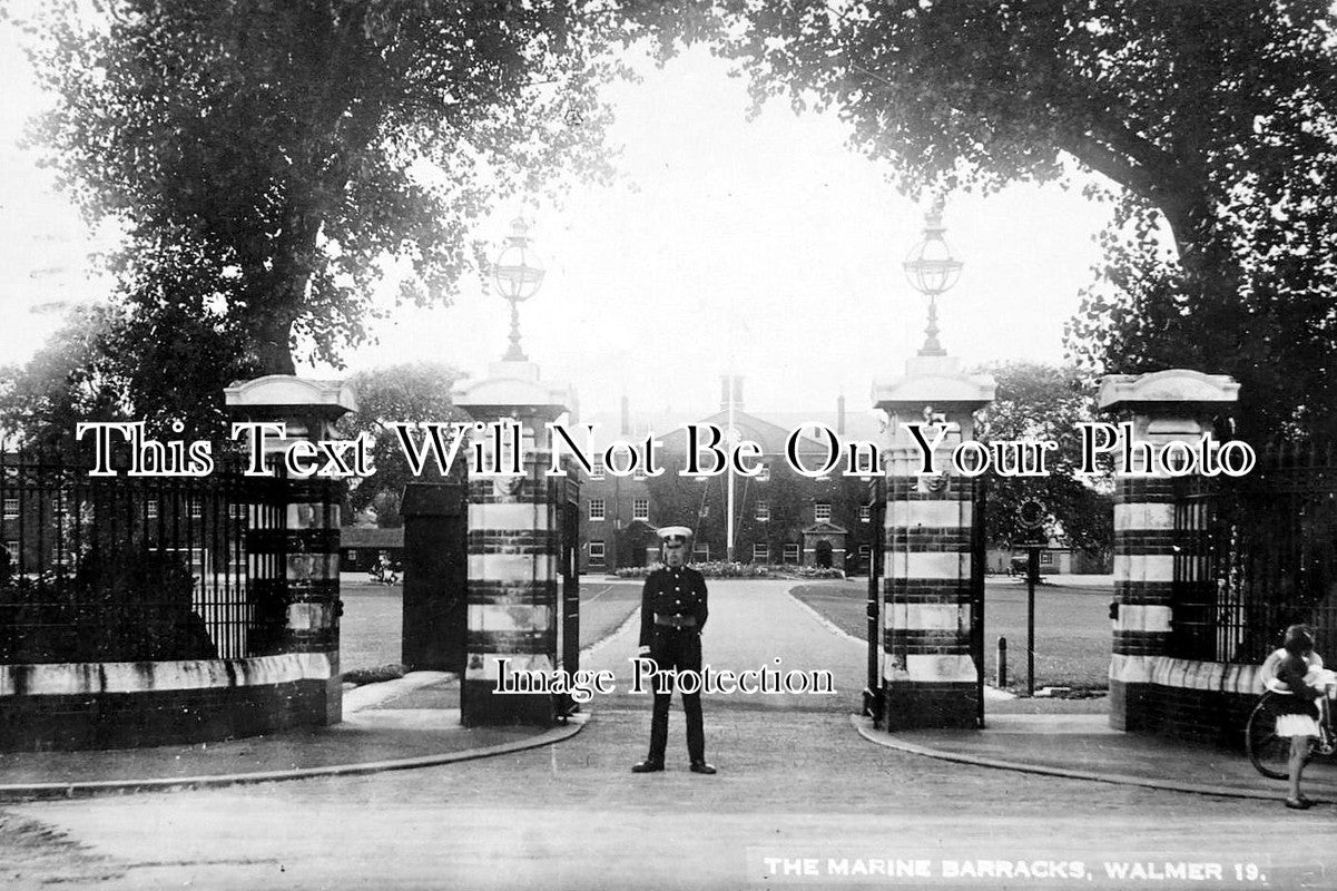 KE 3322 - The Marine Barracks, Walmer, Kent c1926