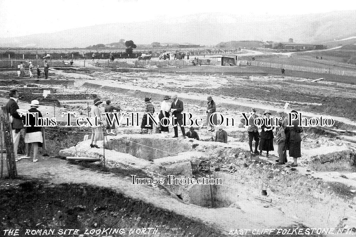 KE 3387 - The Roman Site, East Cliff, Folkestone, Kent