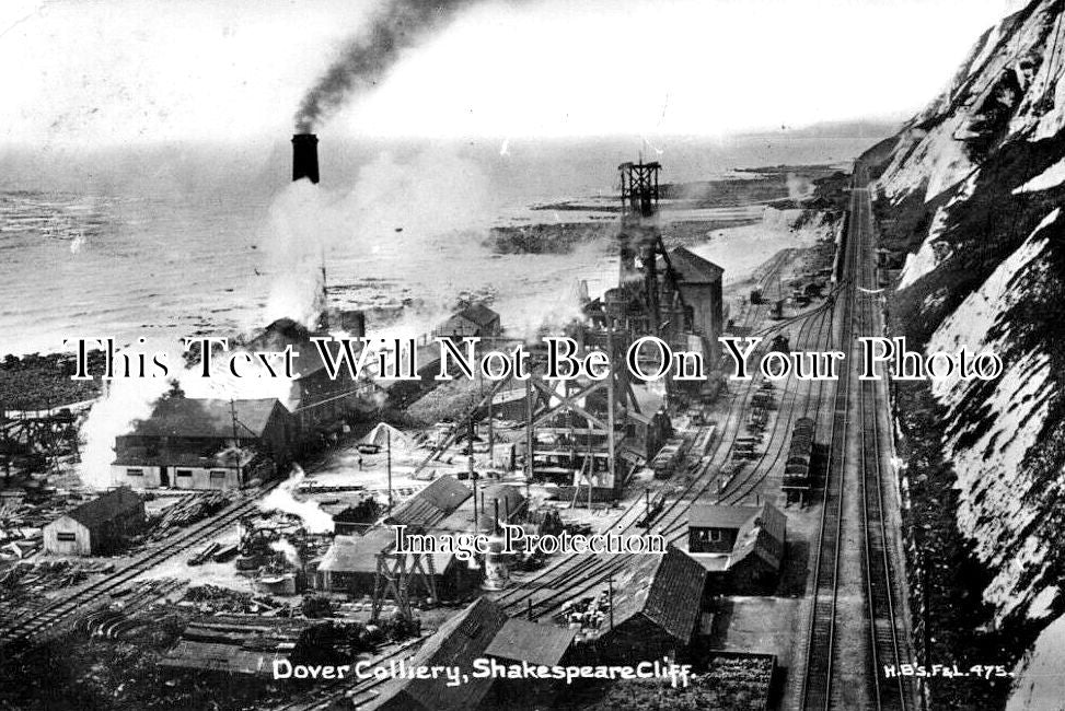 KE 3408 - Dover Colliery, Shakespeare Cliff, Kent c1905