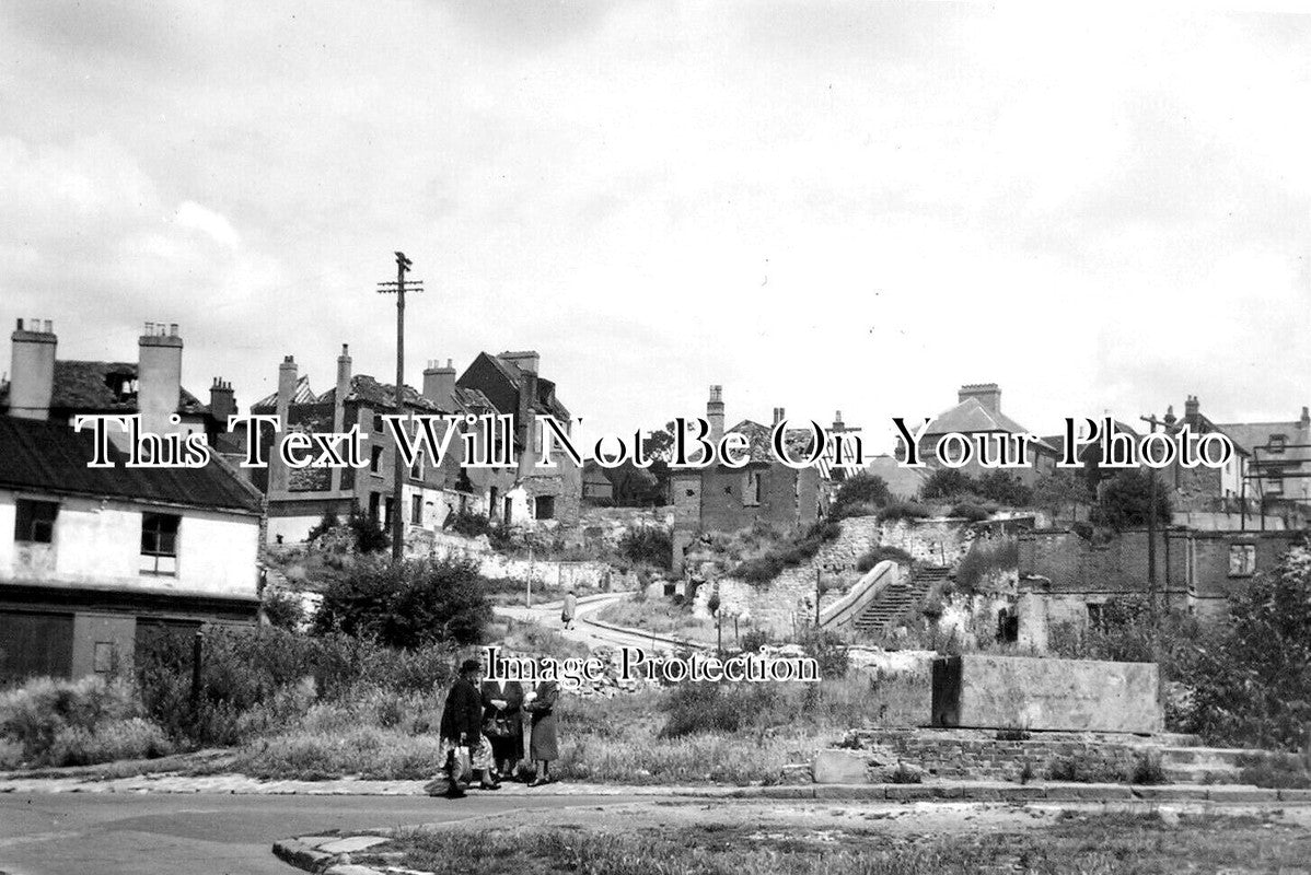 KE 3576 - The Ruins Of Folkestone, Kent c1950