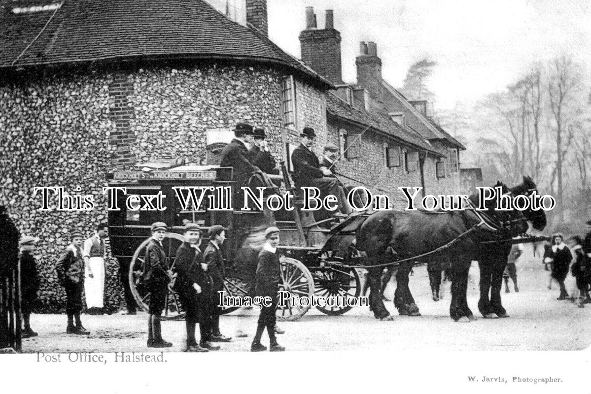 KE 3582 - Post Office, Halstead, Kent c1906
