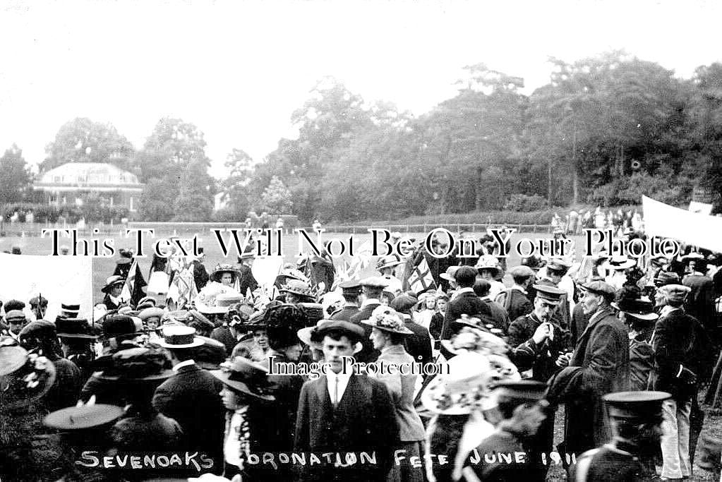 KE 3637 - Sevenoaks Coronation Fete, Kent 1911
