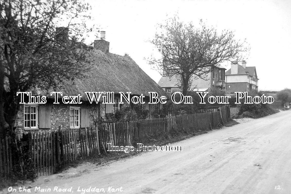 KE 3655 - On The Main Road, Lydden Post Office, Kent c1920