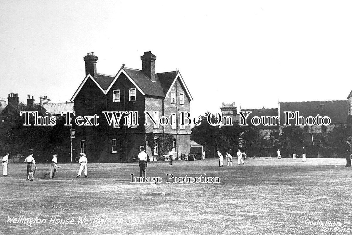 KE 3674 - Cricket Match, Wellington House, Westgate On Sea, Kent
