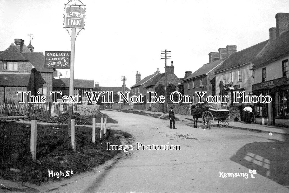 KE 3677 - The Wheatsheaf Inn Pub, High Street, Kemsing, Kent