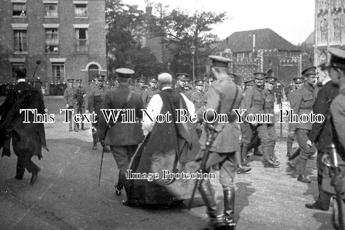 KE 3982 - Territorial Force Church Parade, Canterbury, Kent c1908