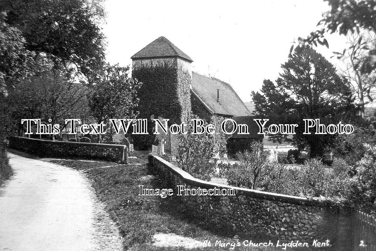KE 3986 - St Marys Church, Lydden, Kent c1920