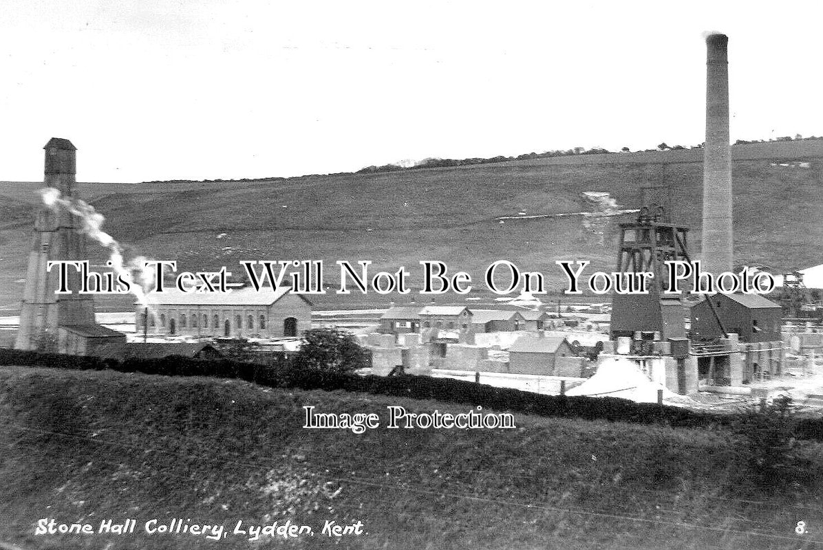 KE 4002 - Stone Hall Colliery Coal Mine, Lydden, Kent c1920