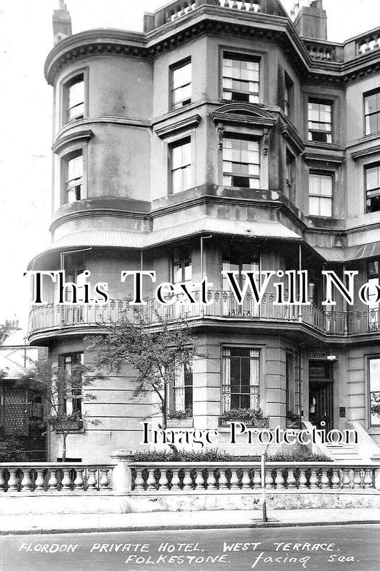 KE 4016 - Flordon Private Hotel, West Terrace, Folkestone, Kent