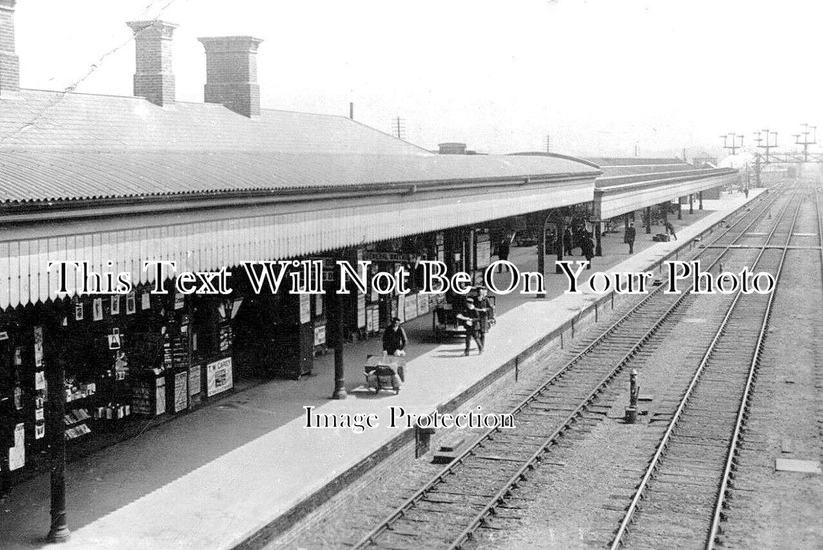 KE 4027 - Ashford Railway Station, Kent c1915