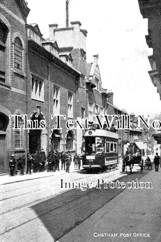 KE 4063 - Chatham Post Office, Kent c1905