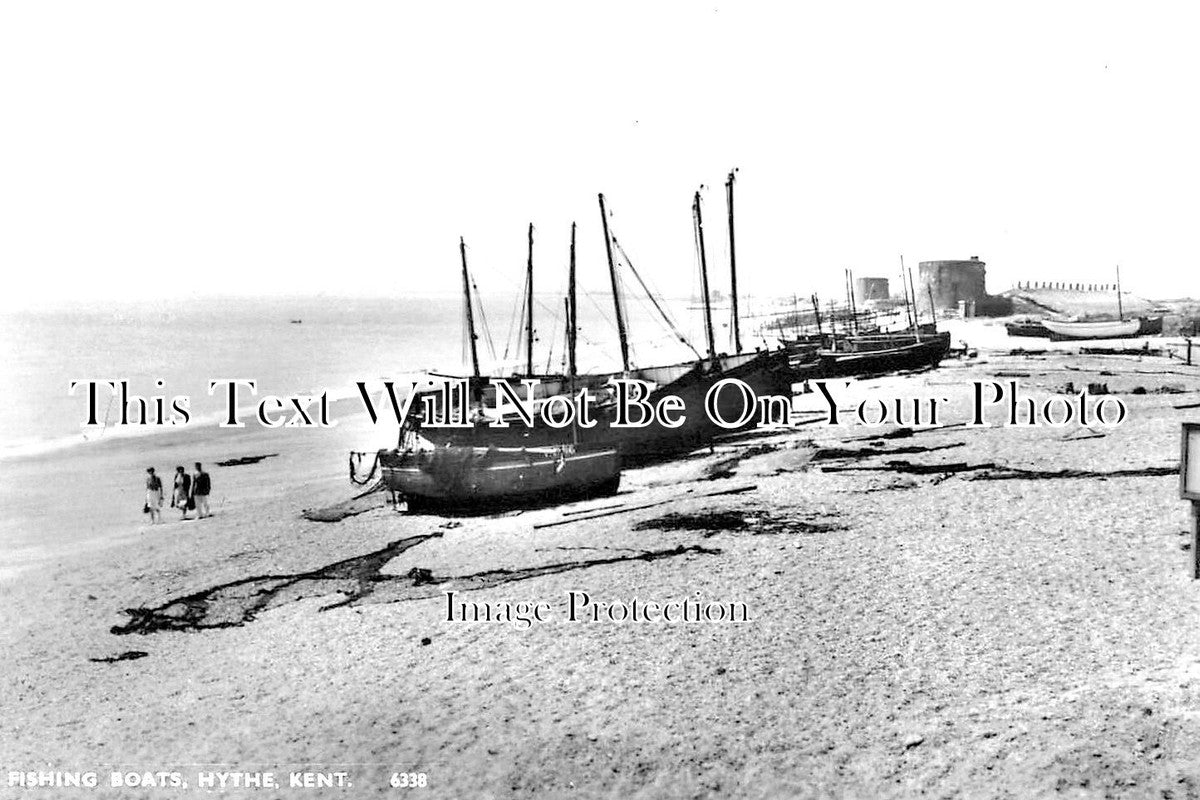 KE 4088 - Fishing Boats, Hythe, Kent