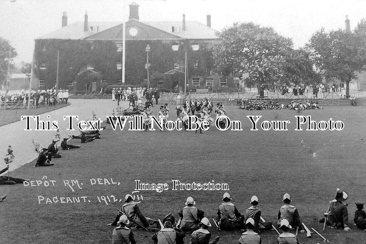 KE 4122 - Royal Marines Pageant, Deal, Kent 1912