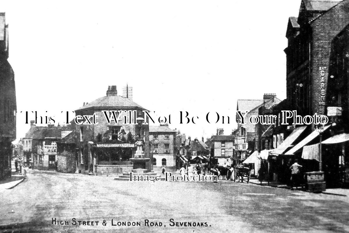 KE 4131 - High Street & London Road, Sevenoaks, Kent