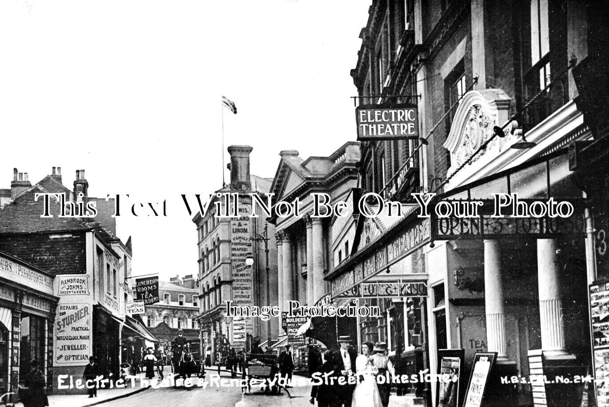 KE 4160 - Electric Theatre & Rendezvous Street, Folkestone, Kent