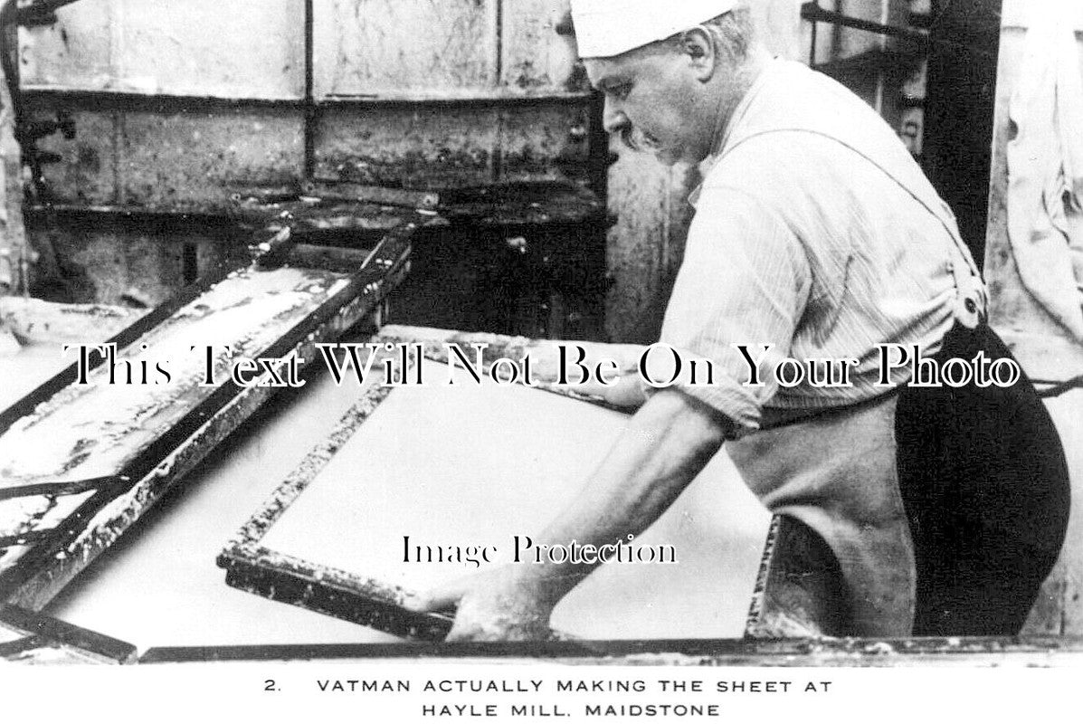 KE 4183 - Making The Sheet, Hayle Paper Mill, Maidstone, Kent