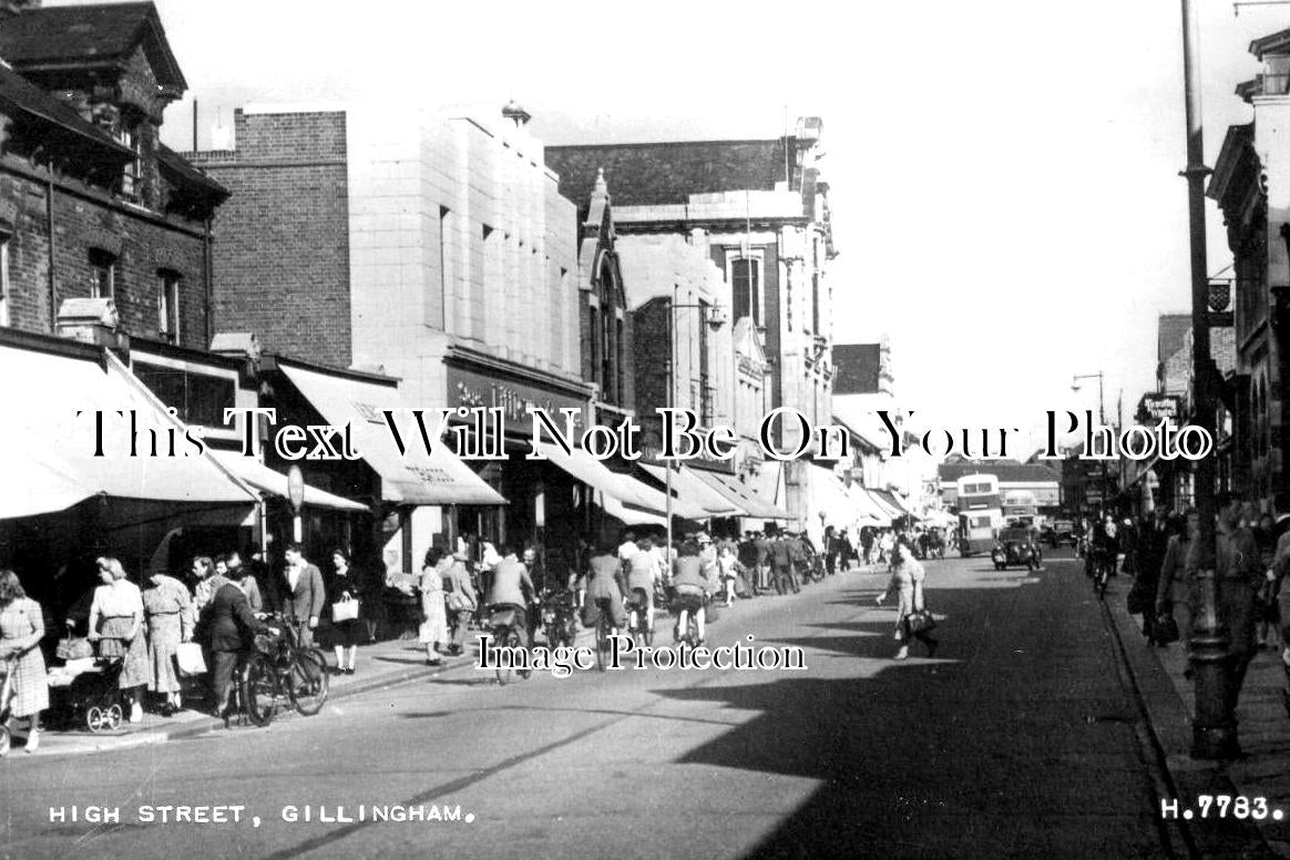 KE 4298 - High Street, Gillingham, Kent c1953