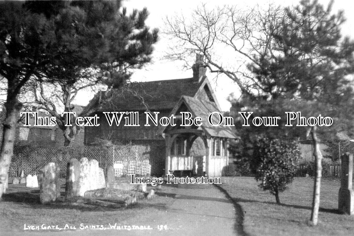 KE 4320 - Lych Gate, All Saints Church, Whitstable, Kent