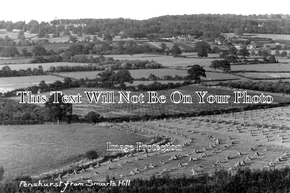 KE 4489 Penshurst From Smarts Hill, Kent JB Archive