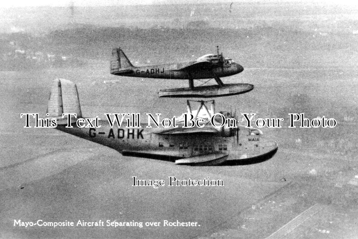 KE 4493 - Mayo Composite Aircraft Over Rochester, Kent