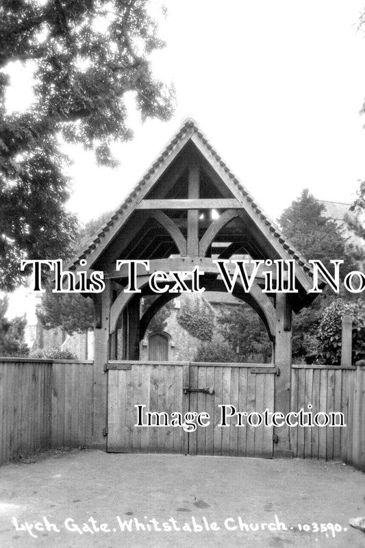 KE 4552 - Lych Gate, Whitstable Church, Kent