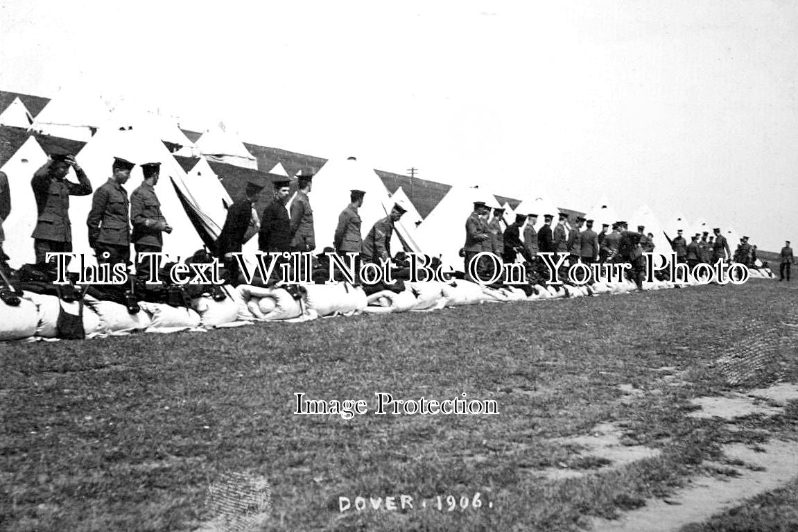KE 4579 - Dover Military Camp, Kent c1906