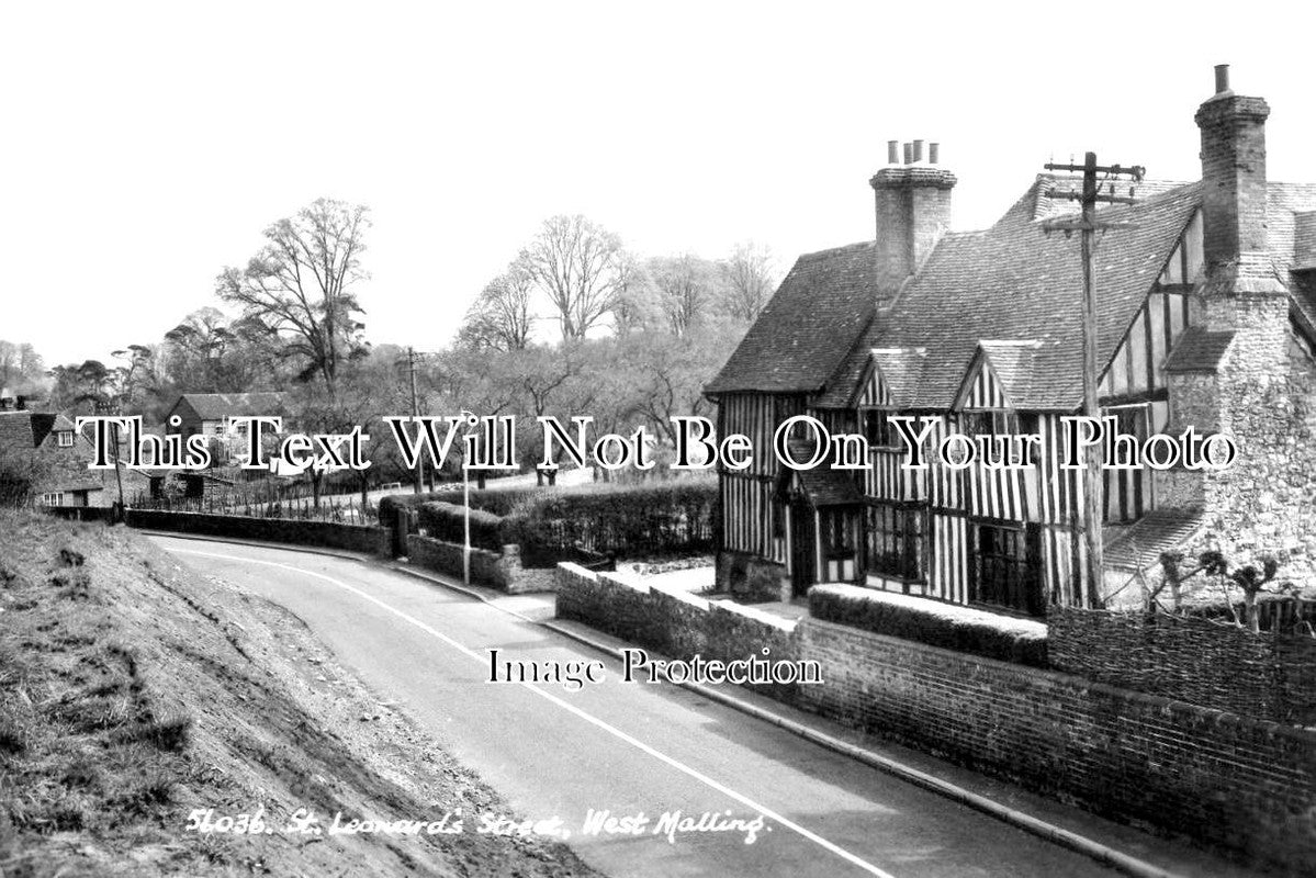 KE 4607 - St Leonards Street, West Malling, Kent c1958
