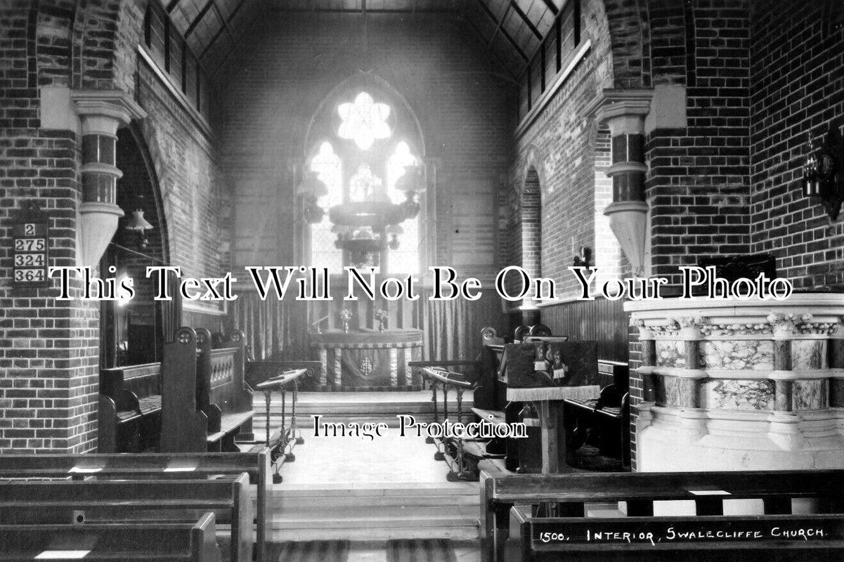 KE 4655 - Interior Of Swalecliffe Church, Kent