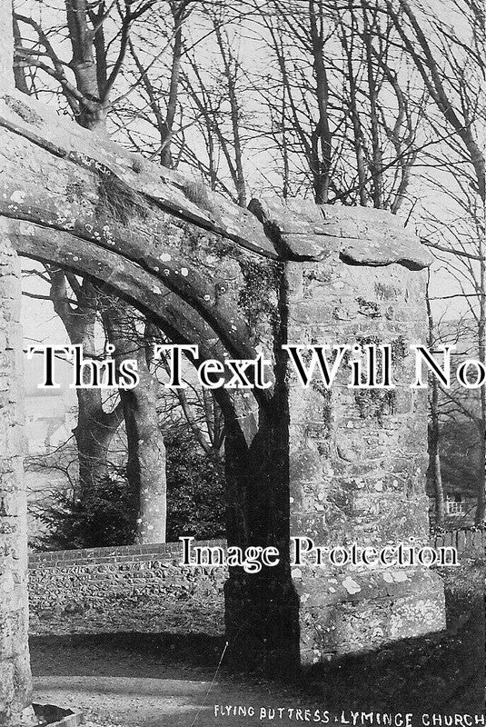KE 4811 - Flying Buttress, Lyminge Church, Kent c1913